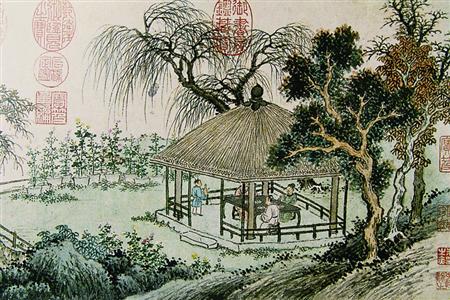 管窥,明清,绘画,画中,中的,家具
